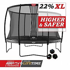 Батут Berg Elite 430см Grey із сіткою DLX XL