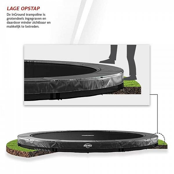 Батут Berg InGround Elite Green 430см