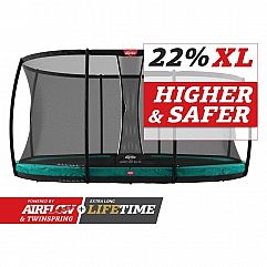 Батут Berg Grand Champion InGround 520cm Green сеткою DLX XL