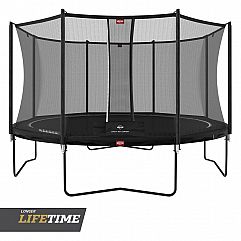 Батут Berg Favorit 430см Black із сіткою Comfort