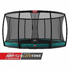 Батут Berg InGround Champion Green 380cm сеткою Deluxe