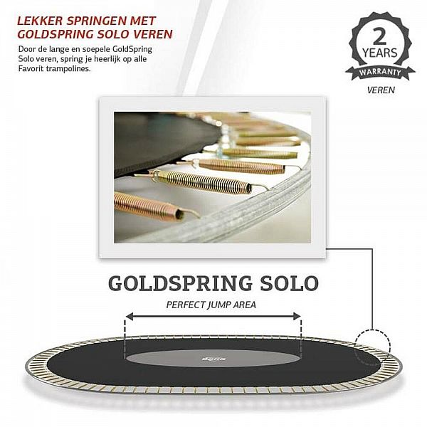 Батут Berg Grand Favorit InGround 520cm Green сеткою Comfort