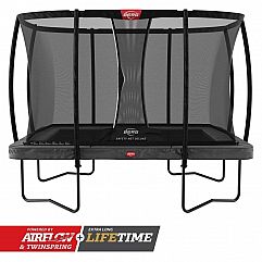 Батут Berg Ultim Champion 330см Grey з сеткою Deluxe