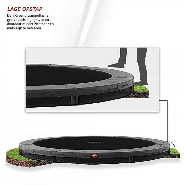 Батут Berg InGround Favorite 200cm Grey