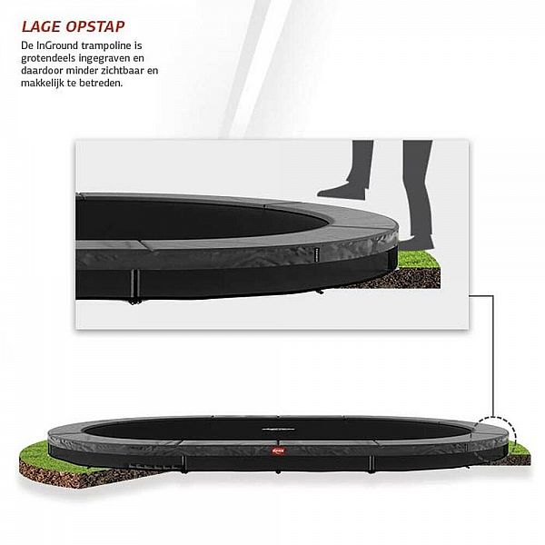 Батут Berg Grand Favorit InGround 520см Green
