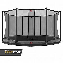 Батут Berg InGround Favorit Grey 380см з сеткою Comfort