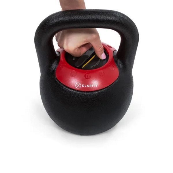 Регульована гиря KLARFIT Adjustabell 8/10/12/14/16кг