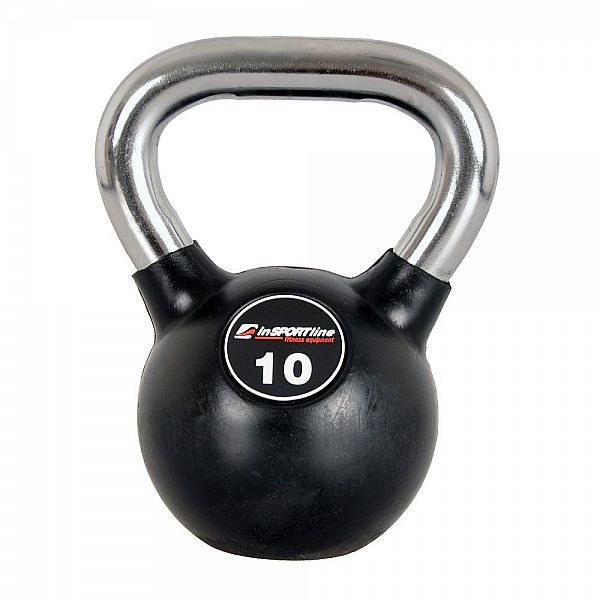 Обрезиненная гиря inSPORTline Kettlebell Profi 10кг