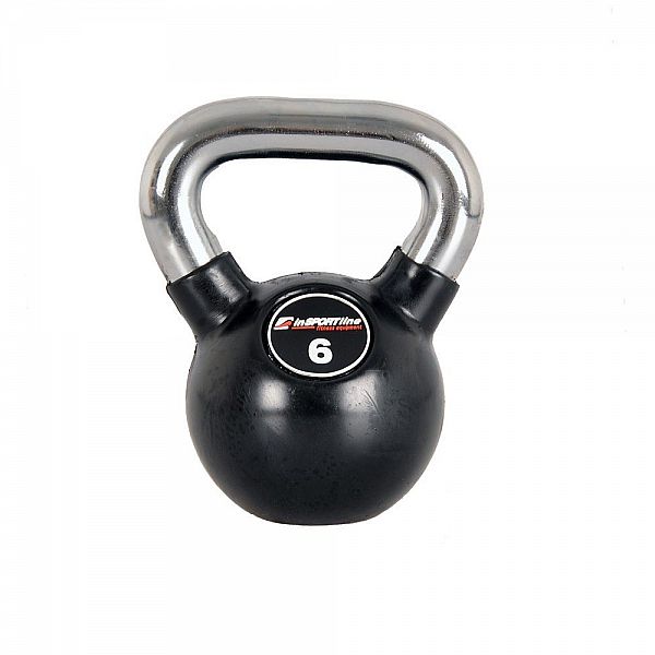 Обрезиненная гиря inSPORTline Kettlebell Profi 6кг