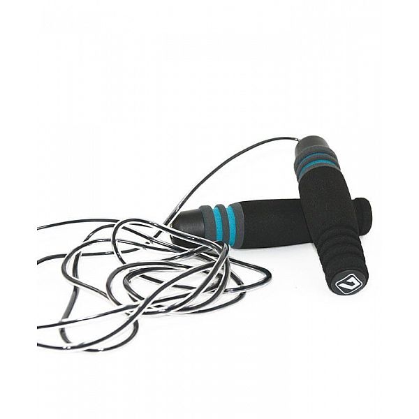 Скакалка скоростная LiveUp PVC Speed Jump Rope Black (LS3137)