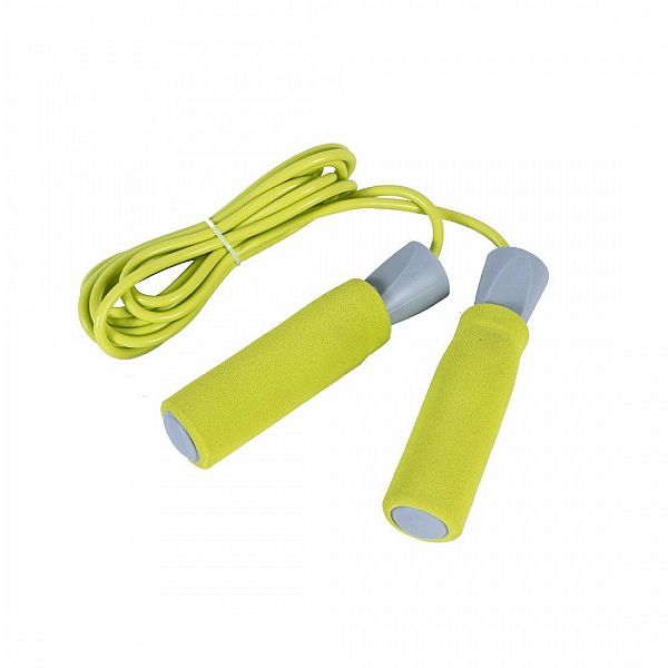Скакалка LiveUP PVC Foam Handle Jump Rope Желтый (LS3118)
