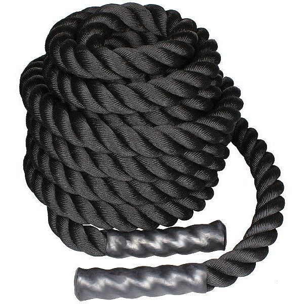 Канат LiveUp Battle Rope для кроссфита 12 м Black (LS3676-12)