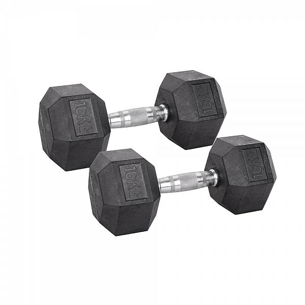 Набір шестигранних гантелей inSPORTline Hexsteel 2 x 3-40 кг