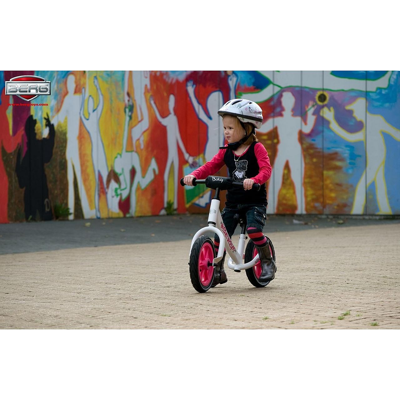 Біговел BERG Biky White