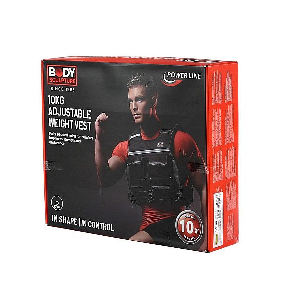 Body Sculpture тренировочный желет POWER 10кг с регулируемой нагрузкой BB 966U