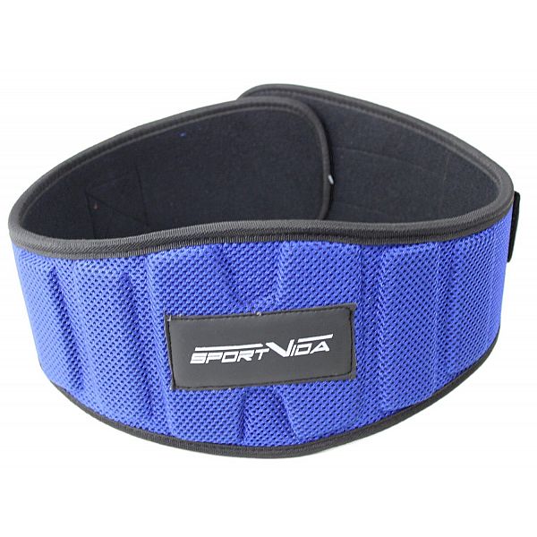 Пояс для тяжелой атлетики неопреновый SportVida SV-AG0096 (XL) Blue