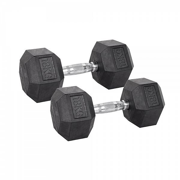 Набір шестигранних гантелей inSPORTline Hexsteel 2 x 3-40 кг