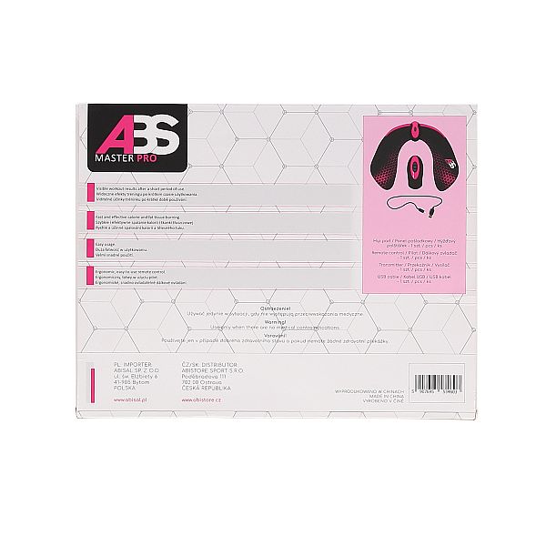 Електростимулятор м'язів сідниць HMS ABS Master Pro HIP Trainer