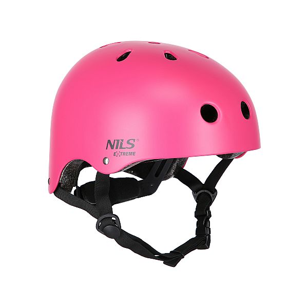 Захисний шолом з набіром захисту Nils Extreme розм. S MR290+H230, рожевий