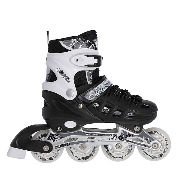 Роликові ковзани 2в1 Nils Extreme NH10905 розм. S 31-34 чорний