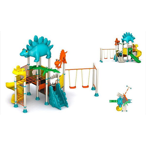 Игровой комлекс-площадка для детей Dinosaur Series HDS-ZLJ106-3