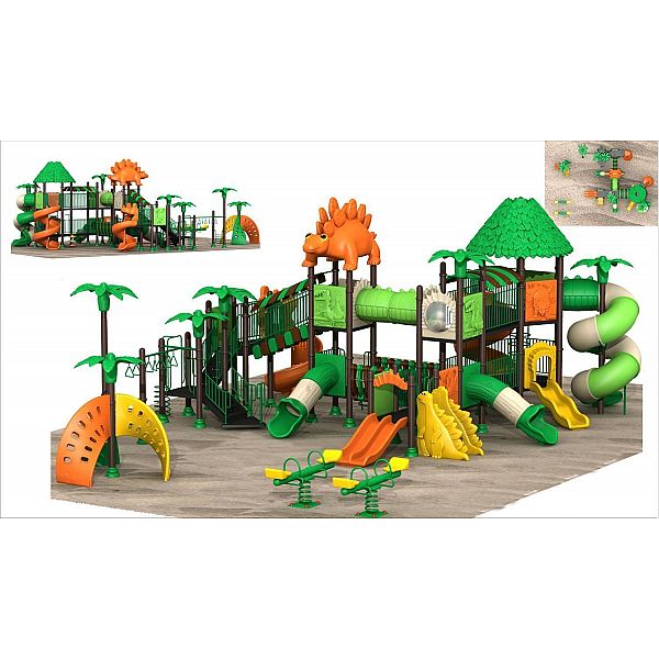 Игровой комлекс-площадка для детей Dinosaur Series HDS-ZLJ1192