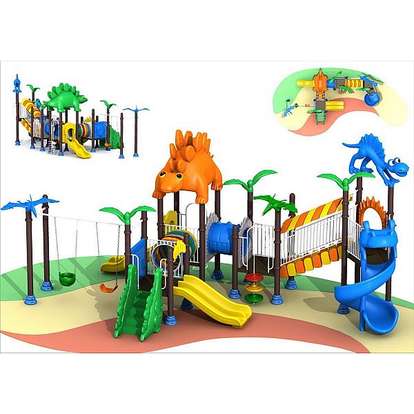 Игровой комлекс-площадка для детей Dinosaur Series HDS-ZLJ127