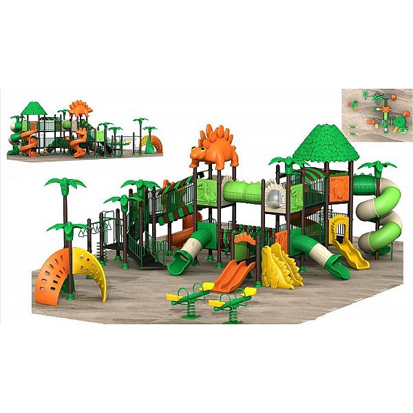 Игровой комлекс-площадка для детей Dinosaur Series HDS-ZLJ152