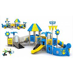 Игровой комлекс-площадка для детей Pirate Ship HDS-HD146