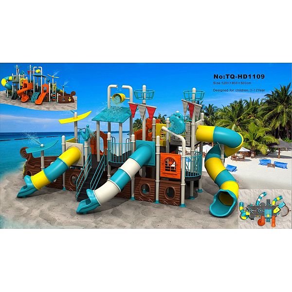 Игровой комлекс-площадка для детей Pirate Ship|Water Park HDS-HD1109