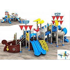 Игровой комлекс-площадка для детей Pirate Ship HDS-HD1110