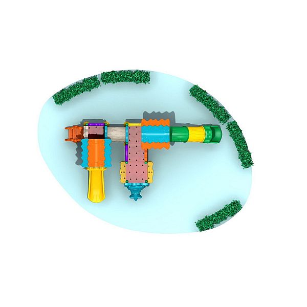 Игровой комлекс-площадка для детей All Plastic Series HDS-QS002