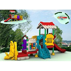 Ігровий комлекс-майданчик для дітей All Plastic Series HDS-QS005