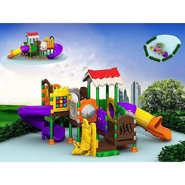 Игровой комлекс-площадка для детей All Plastic Series HDS-QS012