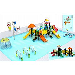 Игровой комлекс-площадка для детей Water Park HDS-ZR1163 all equipment