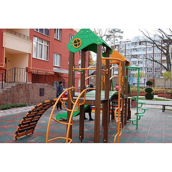 Ігровий комплекс жовто-голубий «Гномік-NEW» InterAtletika T802 NEW