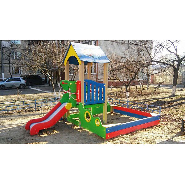 Пісочниця з гіркою InterAtletika TE312
