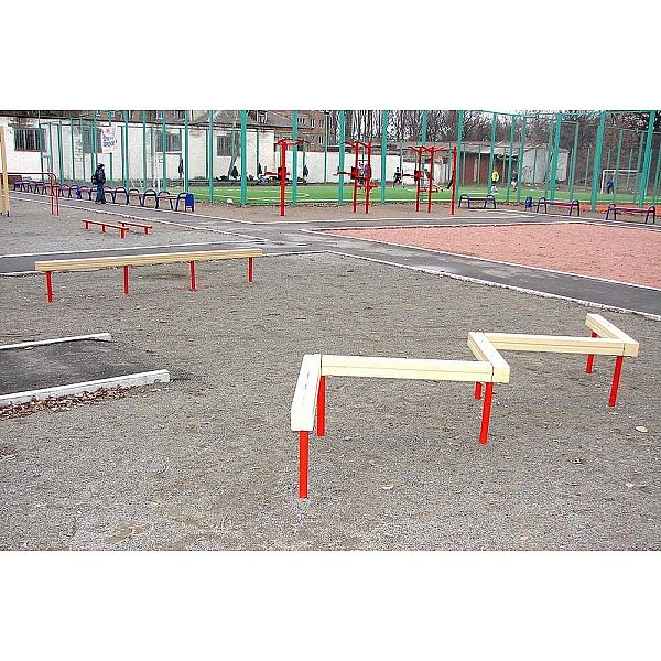 БРЕВНО ДЕРИВ'ЯНЕ ізогнуте InterAtletika S702