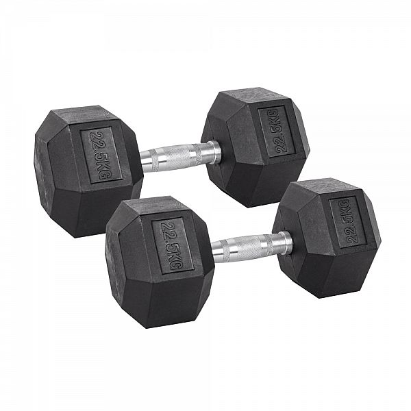 Набір шестигранних гантелей inSPORTline Hexsteel 2 x 3-40 кг