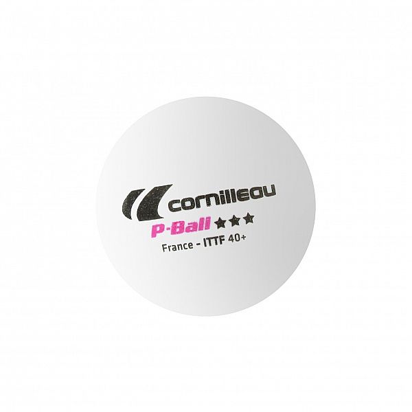 Cornilleau мячи для настольного тенниса P-BALL ITTF белый  3 шт.