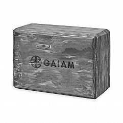 Блок для йоги Gaiam 62909 із піни, колір граніт