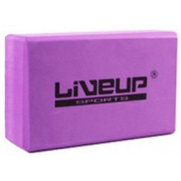 Блок для йоги LiveUp EVA Brick Purple (LS3233A-p)