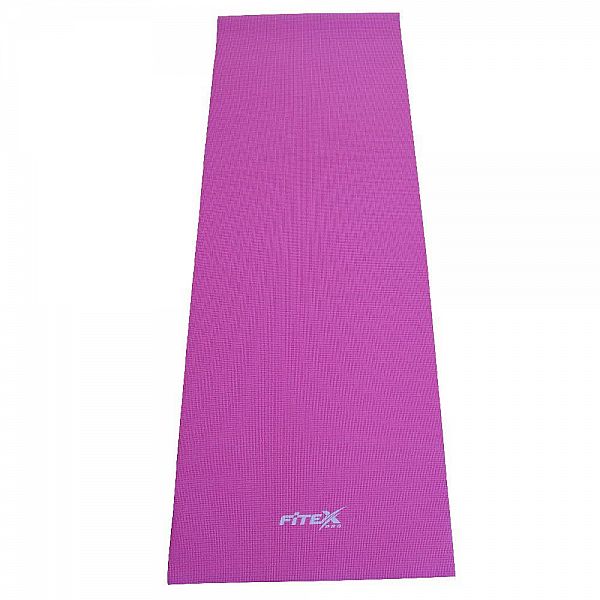 Коврик для йоги Fitex, 4 мм (розовый)
