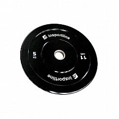 Диск обгумований inSPORTline Bumper Plate Lite 5 кг, 50 мм