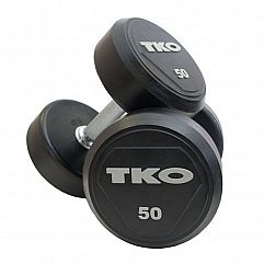 Гантель гумовий TKO Pro 18кг