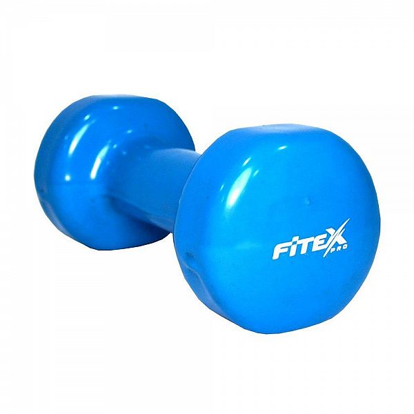 Гантель виниловая Fitex, 3 кг