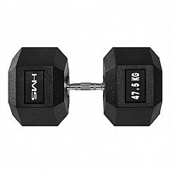 Гантель гексагональна HMS HEX PRO 47.5кг