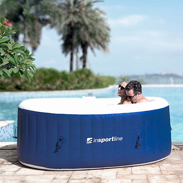 Надувна гідромасажна ванна inSPORTline Voytano 150 x 80 x 65 см
