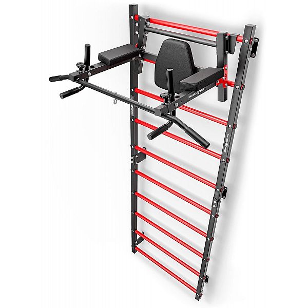 Шведська стінка Marbo Sport MH-U204 із турником MH-U205