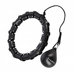 Хула-хуп з тягарцем PlusSize HMS HHW11 60-126 см, чорний